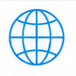 Globe representing U.S. and international solutions